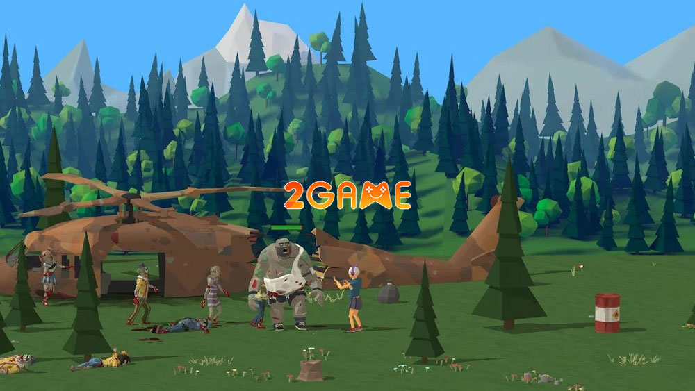 Khung cảnh trong game Zombie Forest 3: Underground Khung cảnh trong game Zombie Forest 3: Underground