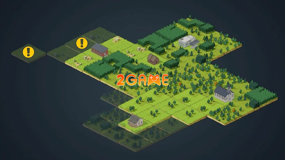 Bản đồ trong game sinh tồn Zombie Forest 3: Underground Bản đồ trong game sinh tồn Zombie Forest 3: Underground