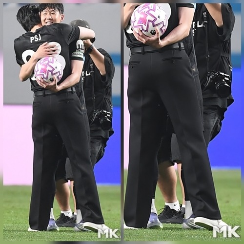 Park Seo Joon sáng bừng khi đến sân tri ân Son Heung Min, hành động gì mà được