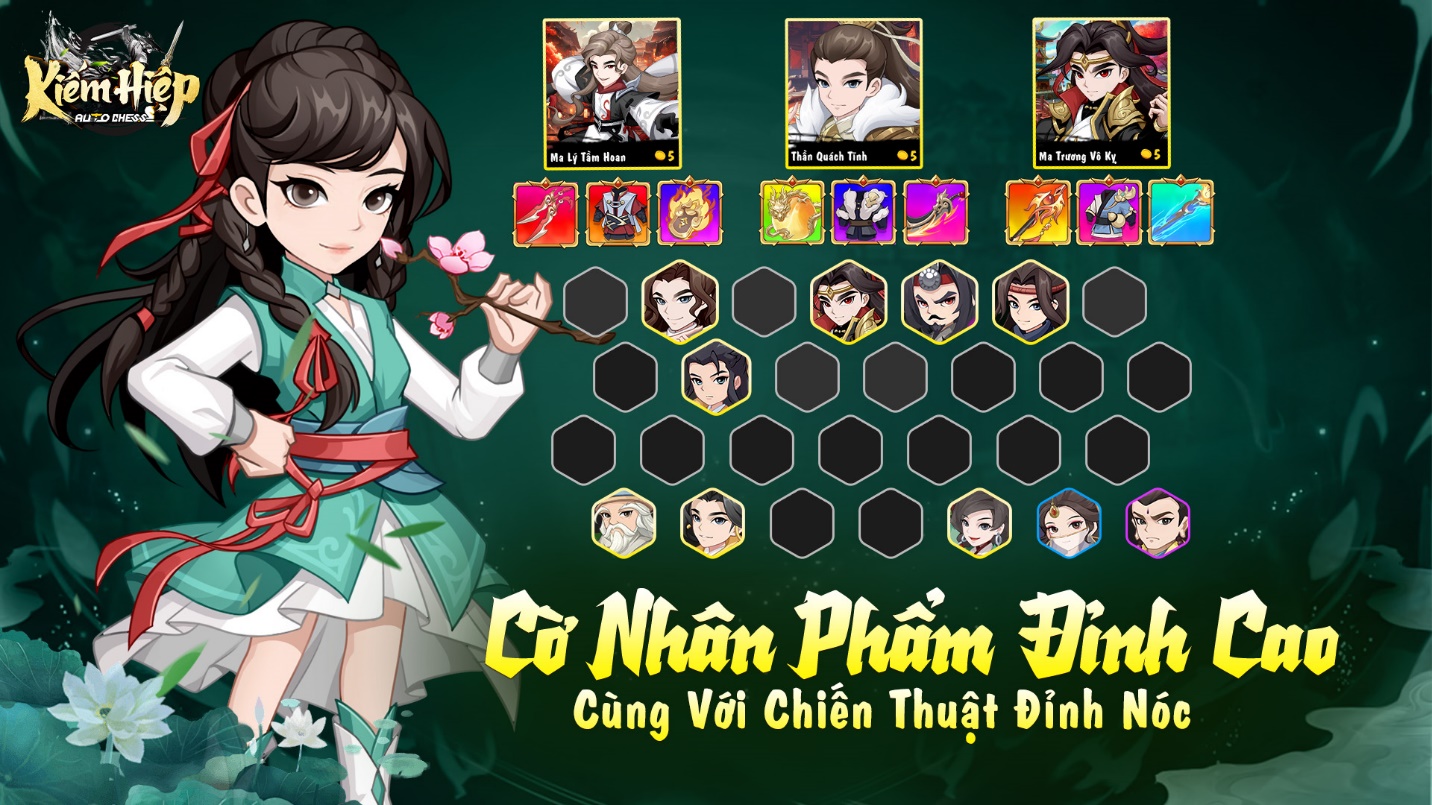 Lệnh Hồ Xung Nhập Ma Thống Trị Meta Trong Kiếm Hiệp Auto Chess 01 5