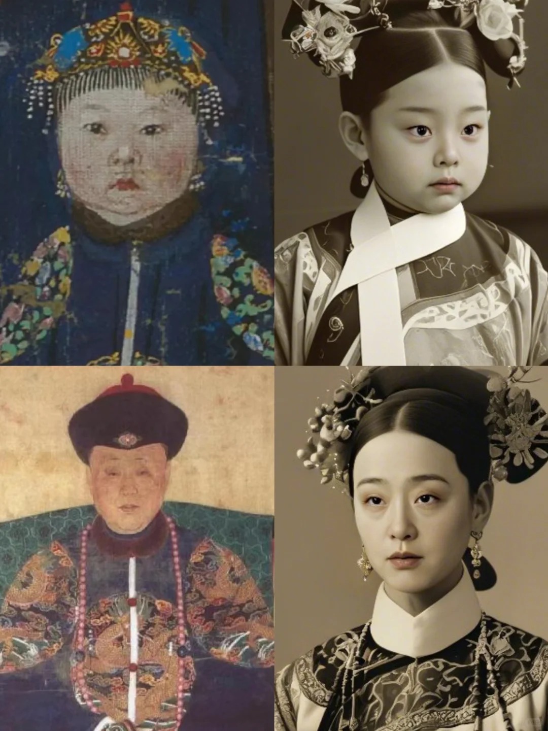 Bức ảnh phục dựng chân dung công chúa