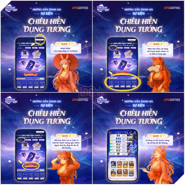 Thử vận may trúng ngay iPhone 16 Pro Max - Khui blindbox độc quyền với Tam Quốc Huyễn Tướng VNG 5