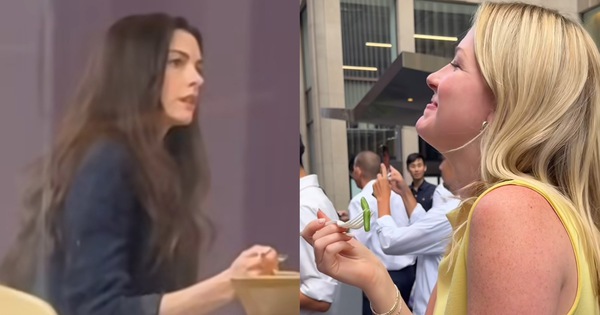 Clip viral: Cô gái bới tô cơm giữa đường để ngắm Anne Hathaway, biểu cảm mãn nguyện đại diện cho cả tỷ người 074d0aa3 ebe1 4217 a5bc f0ba4f9b744c 17533749280061332031742 0 0 1048 2000 crop 1753374932831321813229jpeg