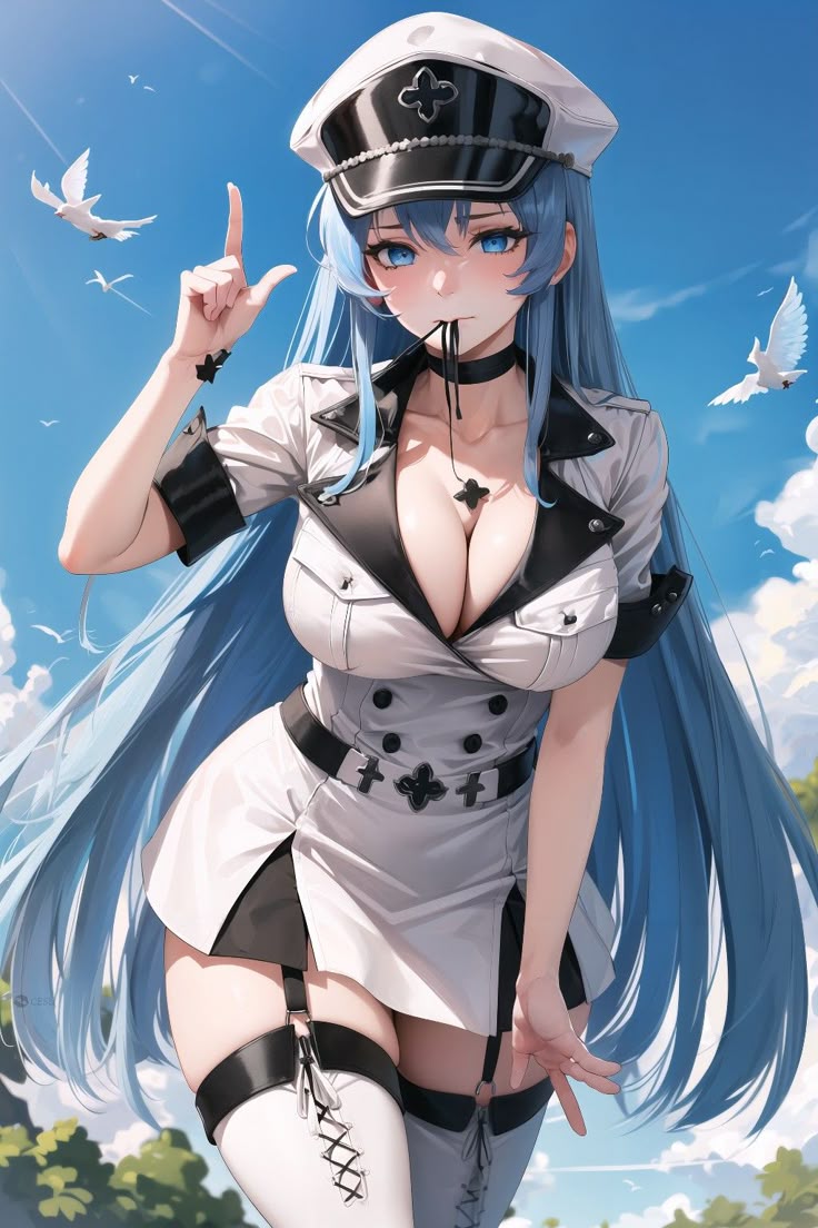 AI tái hiện nàng Esdeath - nữ phản diện
