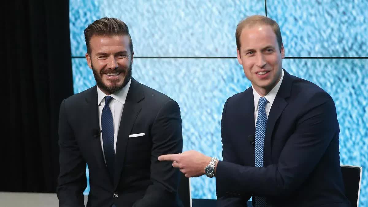 Thân vương William thừa nhận David Beckham Thân vương William thừa nhận David Beckham