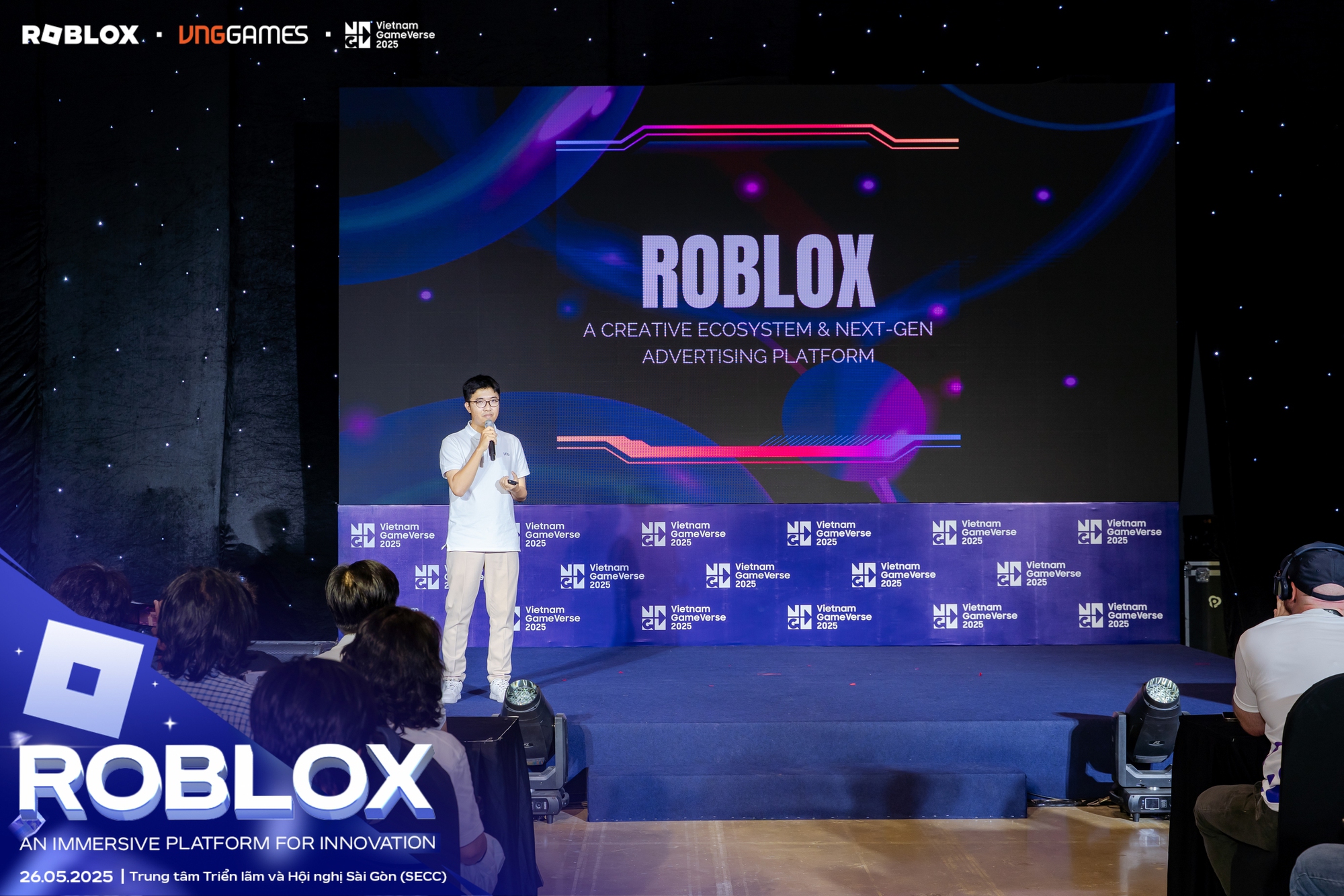 "Roblox: An Immersive Platform for Innovation” - Sự kiện công nghệ đáng chú ý tại GameVerse 2025 1 1 17483308668451479970152 1748331274990 17483312757671950516993 1748341785580 1748341786270205435619