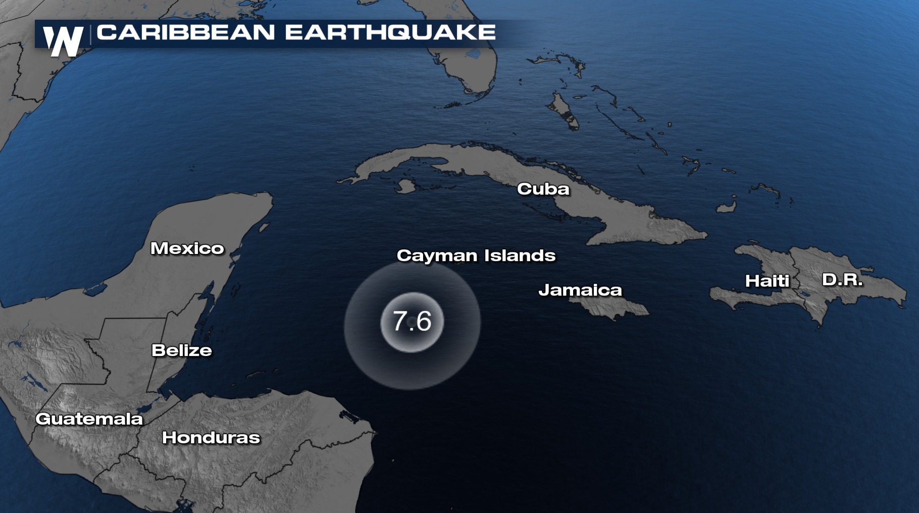 Cảnh báo sóng thần được ban bố sau vụ động đất mạnh 7,6 độ richter tại vùng biển Caribbean- Ảnh 1. Cảnh báo sóng thần được ban bố sau vụ động đất mạnh 7,6 độ richter tại vùng biển Caribbean- Ảnh 1.