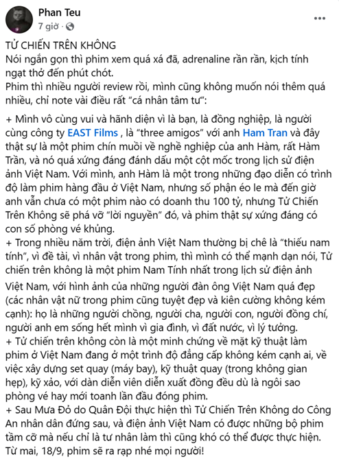Giới chuyên môn review nóng Tử Chiến Trên Không: Đẳng cấp quốc tế, căng thẳng tột cùng- Ảnh 2.