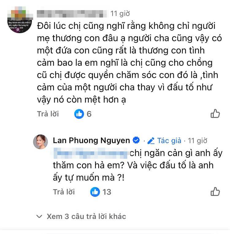 Lan Phương lên tiếng trước nghi vấn ngăn cản chồng cũ đến thăm con- Ảnh 2.
