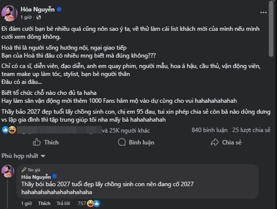 Hòa Minzy phản hồi về chuyện lên xe hoa- Ảnh 2.