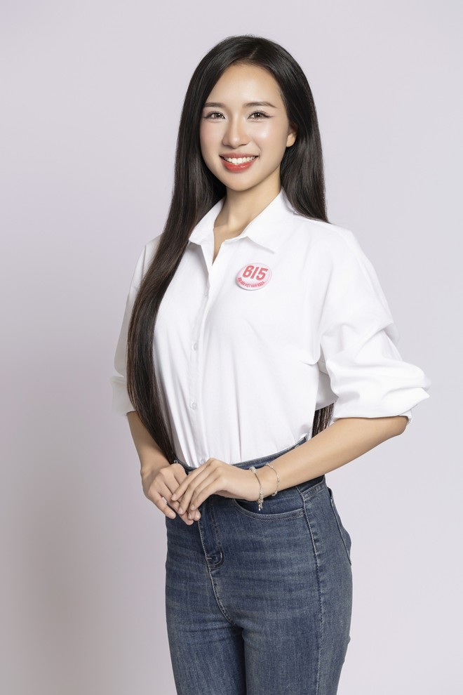 Sắc vóc cô gái phải đo nhân trắc học lâu nhất ở Hoa hậu Việt Nam 2024- Ảnh 2.