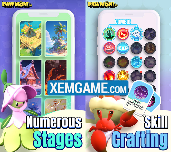 Pawmon!.io – game giải trí chiến đấu theo phong cách Vampire Survivor 1 7