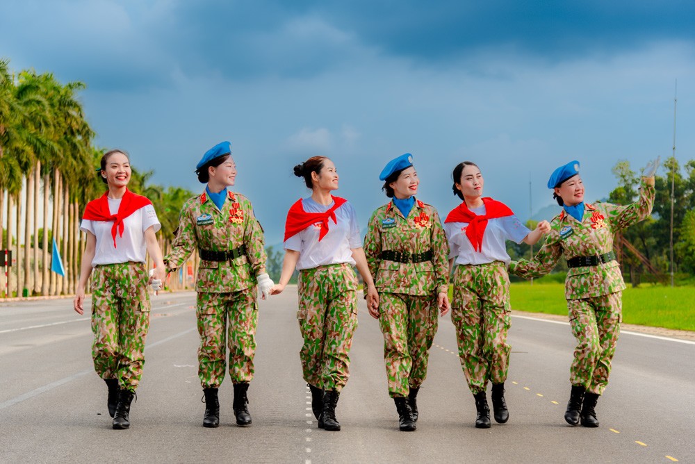 Hành trình A80 là một kỷ niệm đáng nhớ của các nữ chiến sĩ Gìn giữ hòa bình Việt Nam.