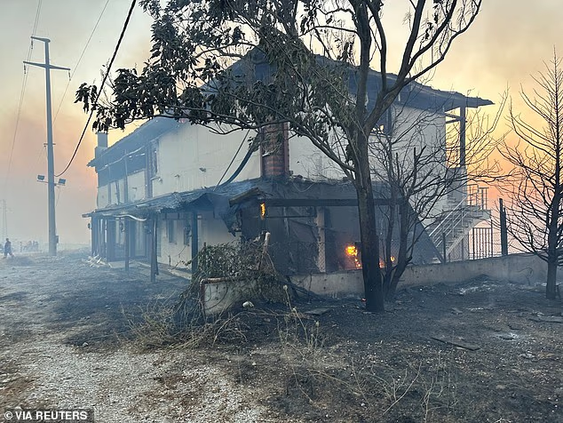 Châu Âu đang đỏ lửa như địa ngục: Người tử vong vì say nắng, nhiệt độ cao kỷ lục, cháy rừng khắp nơi và hàng ngàn người phải sơ tán- Ảnh 11. Châu Âu đang đỏ lửa như địa ngục: Người tử vong vì say nắng, nhiệt độ cao kỷ lục, cháy rừng khắp nơi và hàng ngàn người phải sơ tán- Ảnh 11.