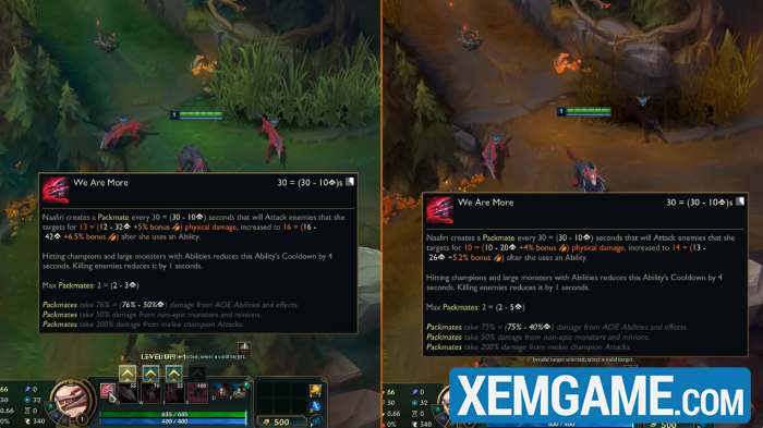 LMHT: Lộ diện chi tiết kỹ năng làm lại của Naafiri, chuyển đổi W và R 10invgeq screenshot 2