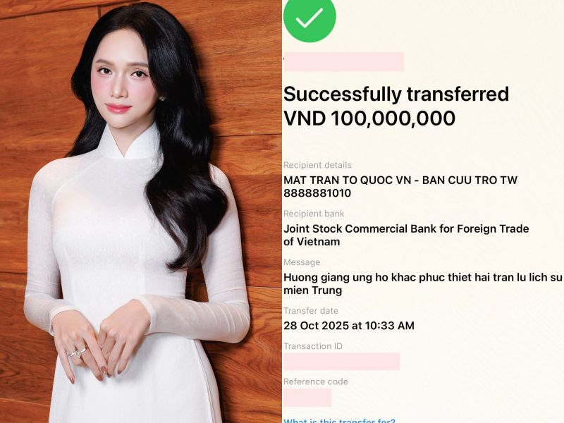 Hồ Ngọc Hà - Mỹ Tâm và dàn sao Việt giúp đỡ bà con vùng lũ, có 1 nội dung chuyển khoản rất đặc biệt- Ảnh 7. Hồ Ngọc Hà - Mỹ Tâm và dàn sao Việt giúp đỡ bà con vùng lũ, có 1 nội dung chuyển khoản rất đặc biệt- Ảnh 7.