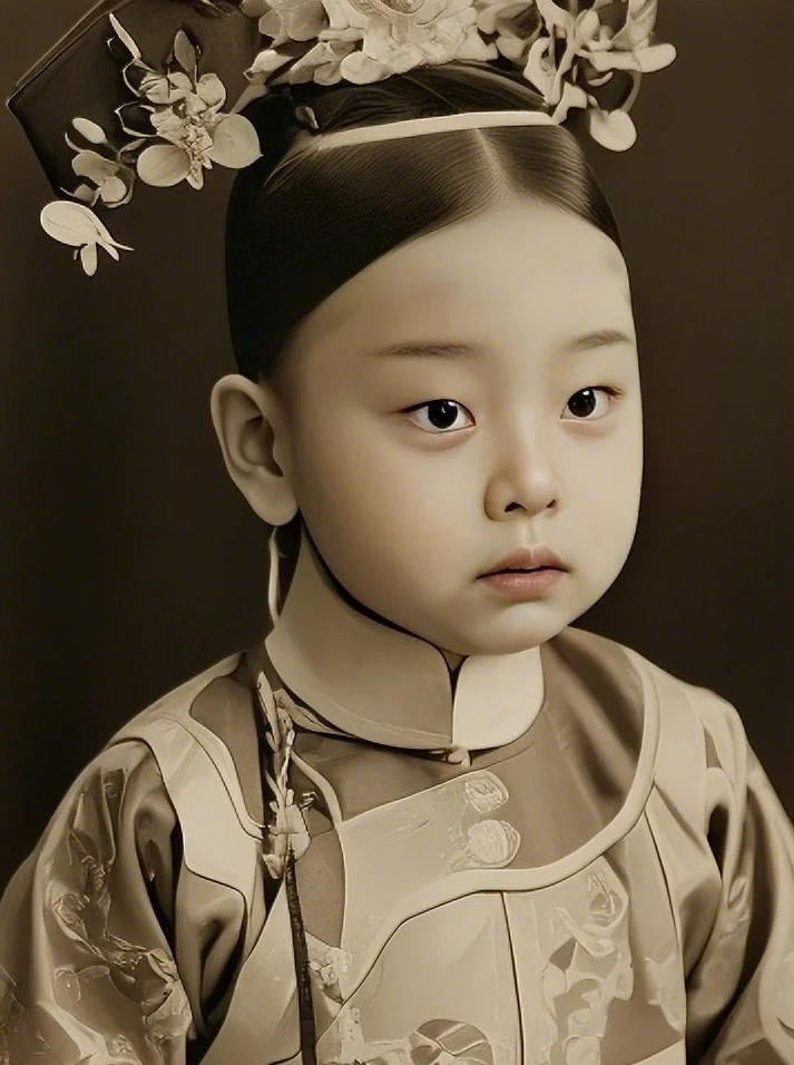 Bức ảnh phục dựng chân dung công chúa