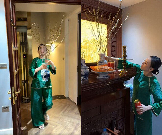 1737001345-phuong-oanh-he-lo-biet-thu-bac-ty-trang-hoang-don-tet-la-phu-nhan-chu-tich-van-di-cho-binh-dan-po-4313-102-width660height550 Phương Oanh khoe biệt thự bạc tỷ trang hoàng đón Tết, là "phu nhân chủ tịch" vẫn đi chợ bình dân - 2