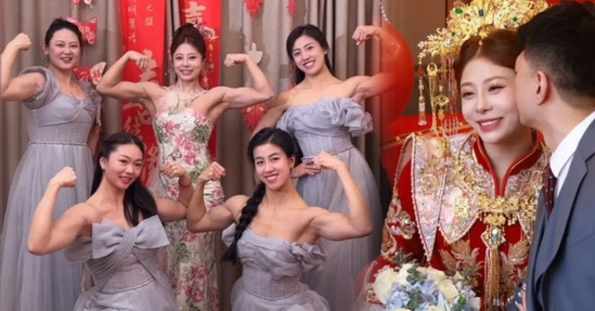 Cô dâu và dàn phù dâu khoe cơ bắp cuồn cuộn trong đám cưới gây sốt 1737700272 942 thumbnail width1200height628jpg 1