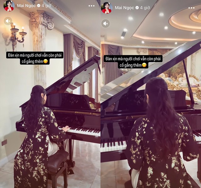 1737784836-da9337ef6f737ffa37695aa4a6-2-06309-width640height600 Mai Ngọc chỉ việc ngồi chơi đàn khi về nhà chồng đón Tết.