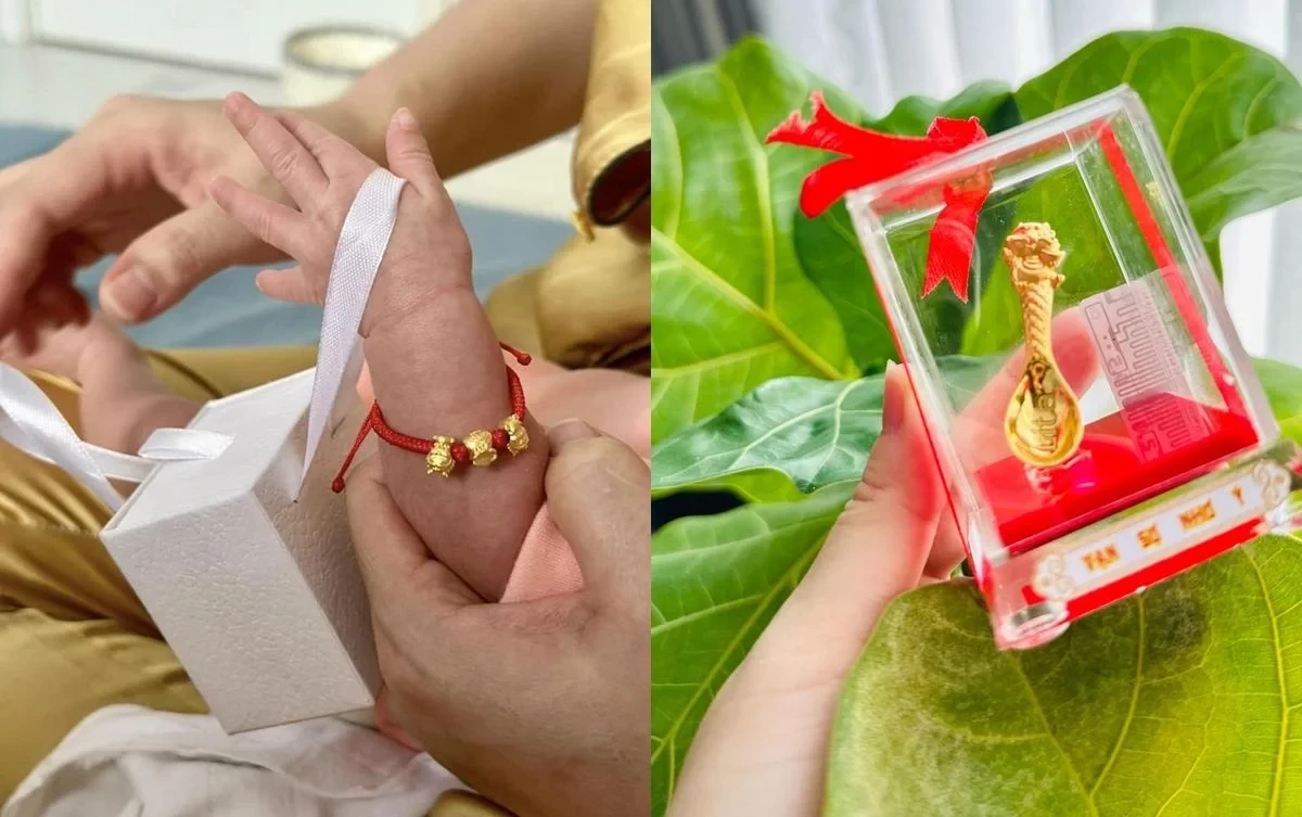 Con sao Việt vừa ra đời đã có vàng: Ái nữ nhà Nhật Kim Anh nhận quà trăm triệu, con trai Đàm Vĩnh Hưng