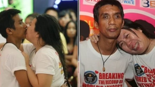 Cặp đôi từng lập kỷ lục hôn nhau liên tục 58 giờ bất ngờ tuyên bố chia tay 1740641881 735 thumbnail width1200height628jpg