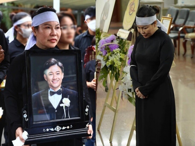 Vân Trang khóc khi dâng cơm đặt lên bàn thờ Quý Bình, đăng tâm thư: