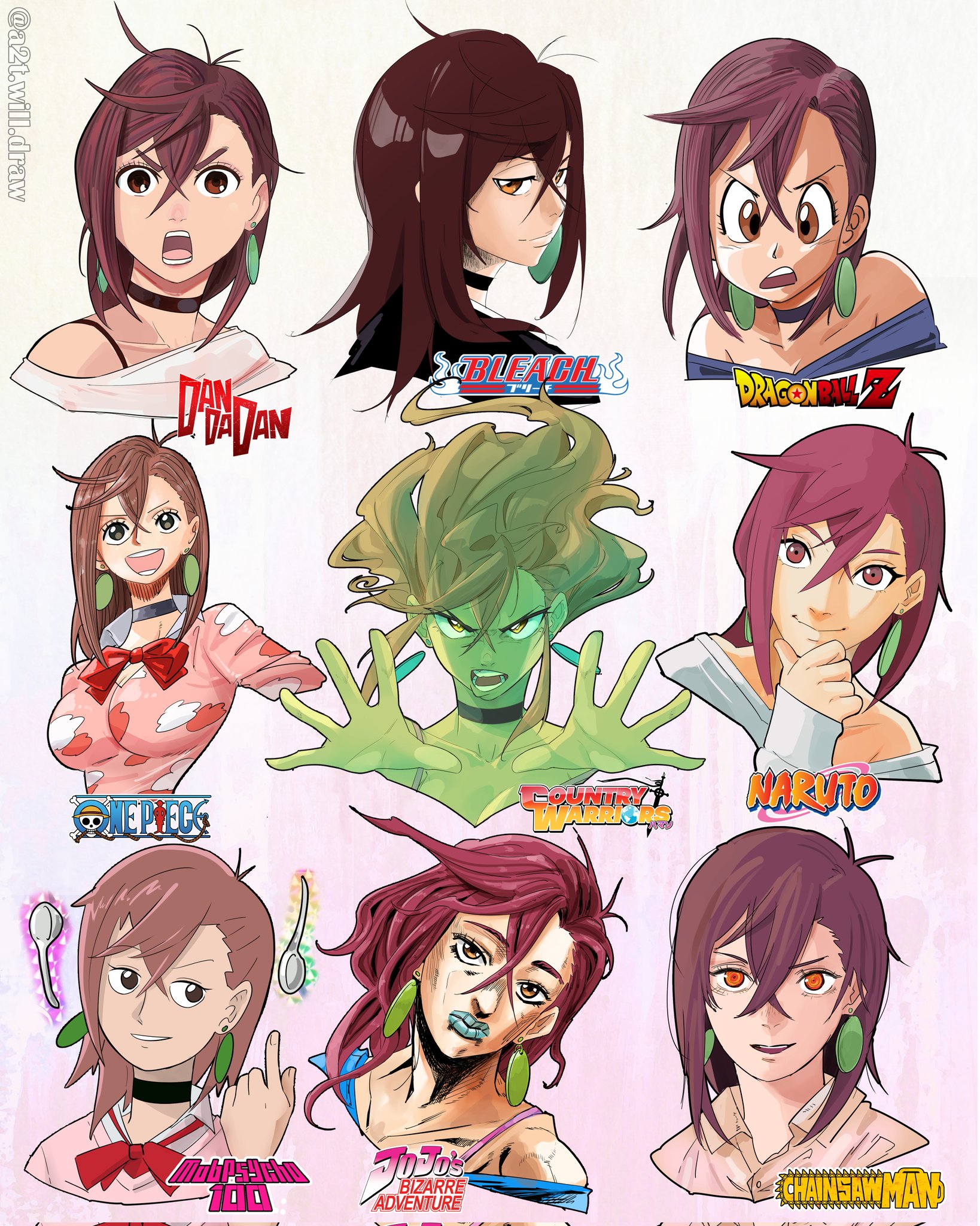 Các mỹ nhân anime trông như thế nào nếu được thiết kế bởi các mangaka khác- Ảnh 1. Các mỹ nhân anime trông như thế nào nếu được thiết kế bởi các mangaka khác- Ảnh 1.