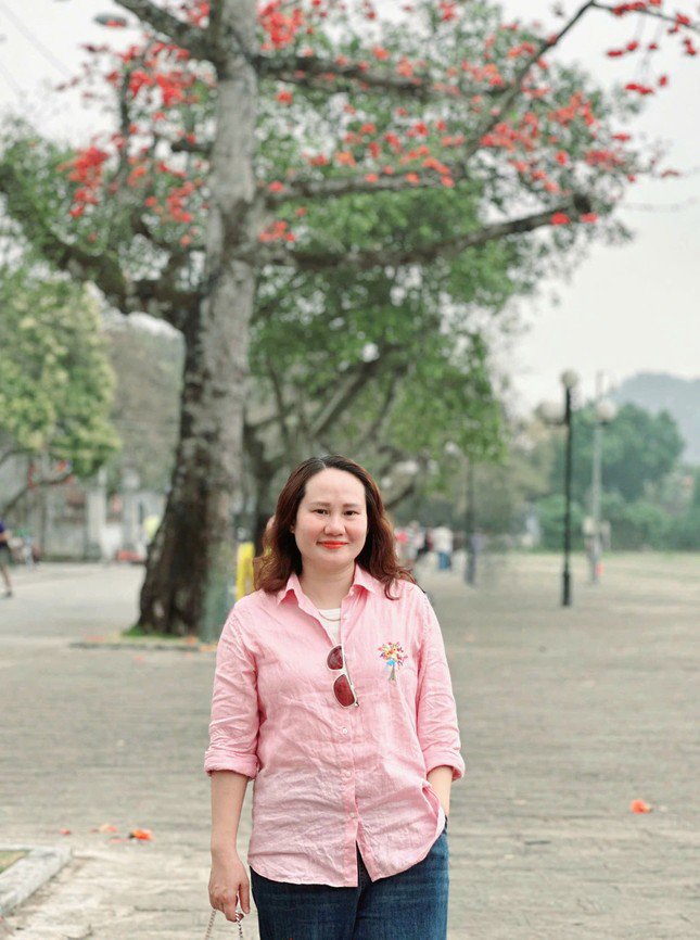 Tiến sĩ Trần Thị Hồng Hoa, khoa Xuất bản, Học viện Báo chí và Tuyên truyền. (Ảnh: NVCC)