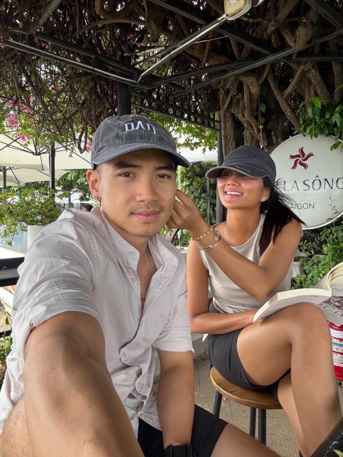 H'Hen Niê và ông xã Tuấn Khôi.