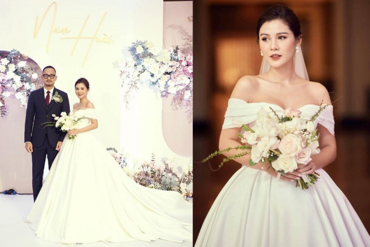 1744429351-mc-the-thao-xinh-dep-thu-hoai-phim-vtv-mua-hoa-tim-lai-22-9875-7908-width900height600 Thu Hoài và ông xã trong đám cưới.