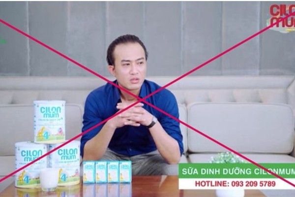 Diễn viên Doãn Quốc Đam cũng bị mạng xã hội réo tên khi quảng cáo sữa.