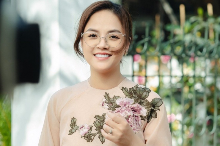 Tạo hình vai Liên của Thu Quỳnh ở tập cuối.