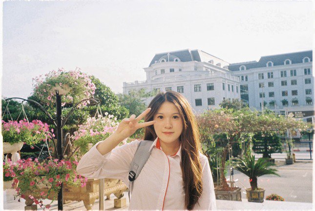 Triệu Vy ở nơi ôn thi đội tuyển Học sinh giỏi cấp Quốc gia.