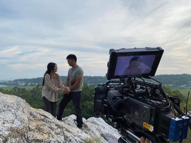 Là người mẫu ảnh, Ngọc Huyền đến với điện ảnh như một cái duyên. Ảnh: FB nhân vật