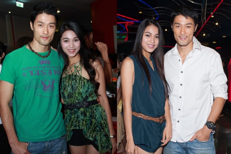 Cặp diễn viên khi mới hẹn hò. Anh lần đầu công khai mối quan hệ trong một sự kiện ra mắt phim năm 2012. Khi đó, Johnny Trí Nguyễn là ngôi sao phòng vé, còn Nhung Kate được biết đến với giải Diễn viên Điện ảnh - Truyền hình Việt Nam lần thứ 1, năm 2010.