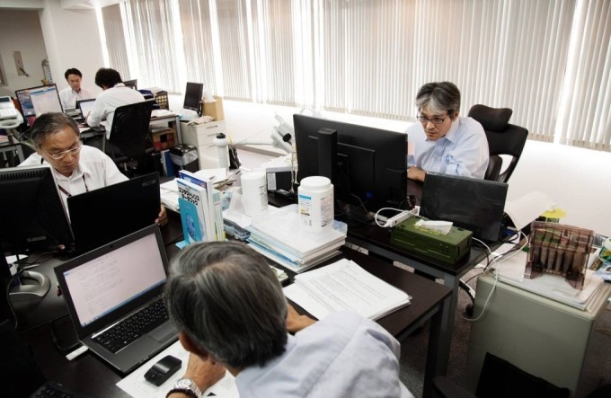 Một góc văn phòng ở Tokyo, Nhật Bản. Ảnh:Nikkei
