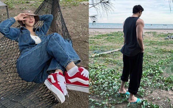 Trải qua nhiều thăng trầm, Diệp Lâm Anh chăm chỉ hoạt động nghệ thuật và tận hưởng chuyện tình đẹp bên cạnh người mẫu Phạm Kiên. (Ảnh: FBNV).