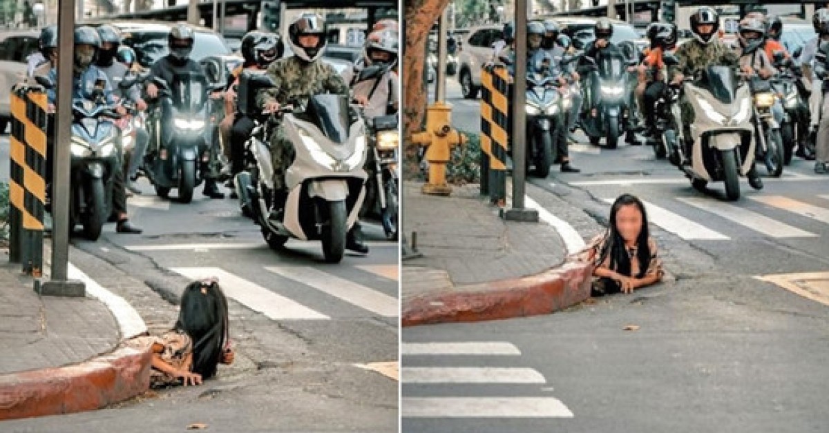 Người phụ nữ chui ra từ miệng cống giữa phố đông gây sửng sốt 1749200600 30 thumbnail width1200height628jpg 1