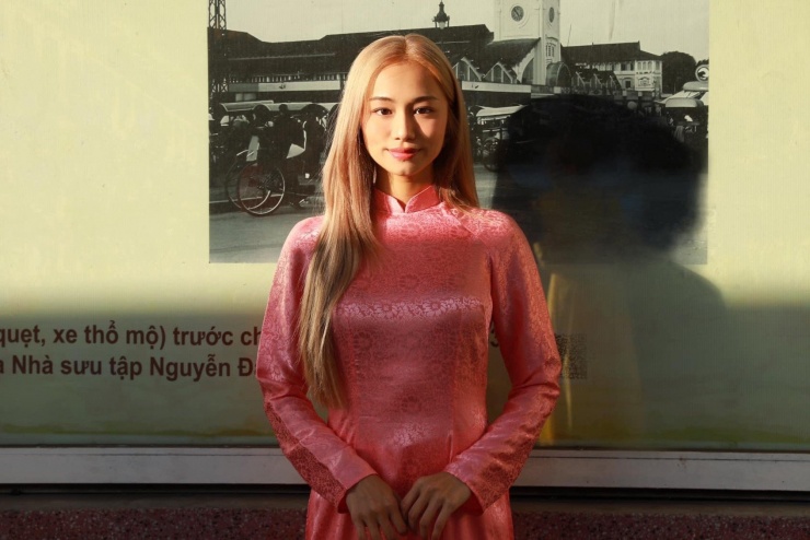 Diễn viên Ngân Hòa. Ảnh: FBNV