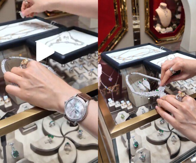 Lệ Quyên “gây choáng” khi mang đồng hồ có giá trị “khủng”.