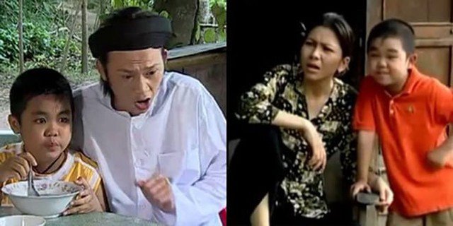 Bé Châu từ nhỏ đã nổi tiếng, diễn cùng những nhân vật nổi tiếng.