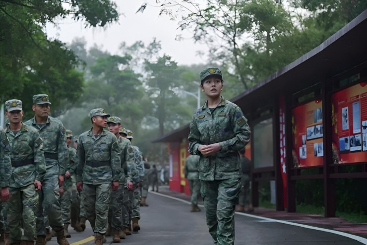 Nữ quân nhân được ví như Địch Lệ Nhiệt Ba - 2