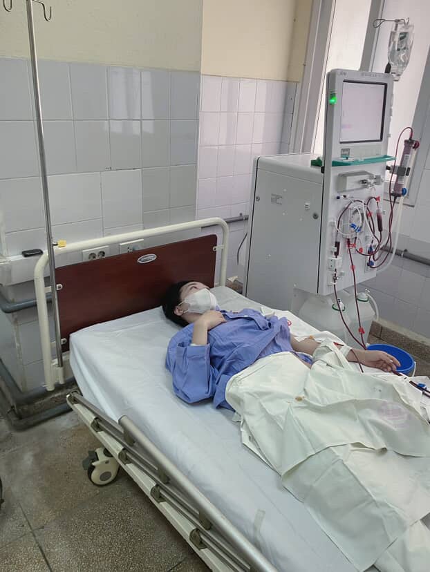 Những ngày điều trị trước mổ, Hường luôn giữ tinh thần tích cực