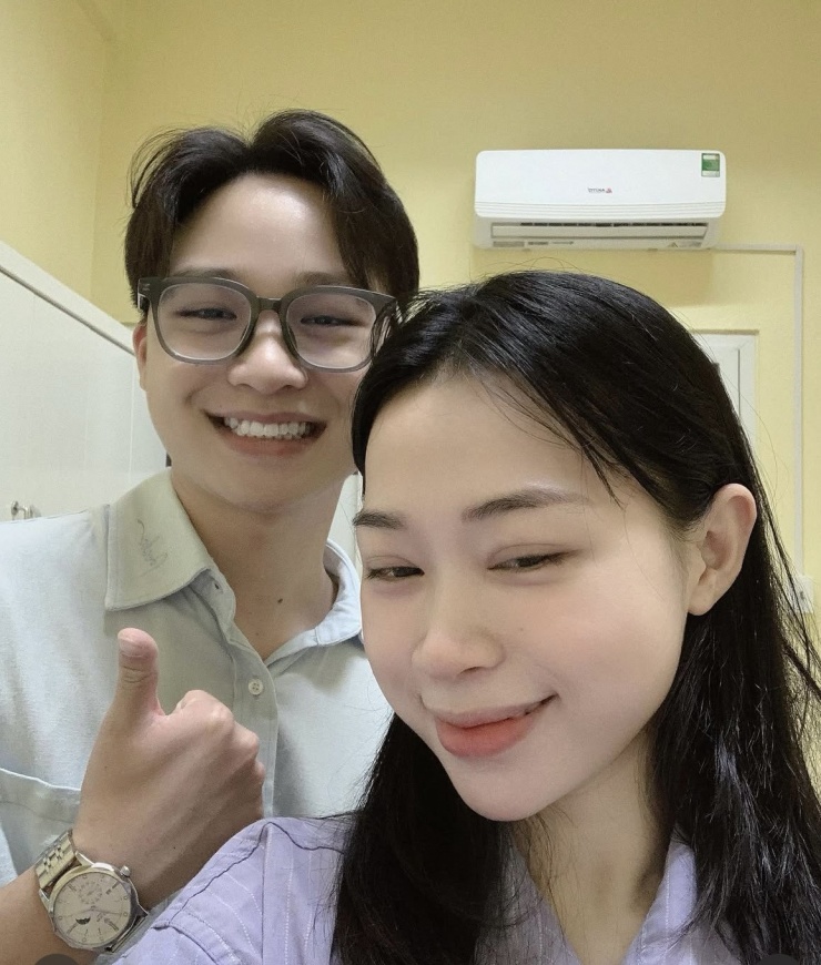 Ngoài gia đình, Hường còn nhận được sự chăm sóc, động viên từ bạn trai 4 năm