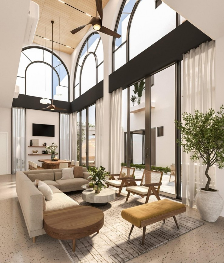 Không gian trong nhà.