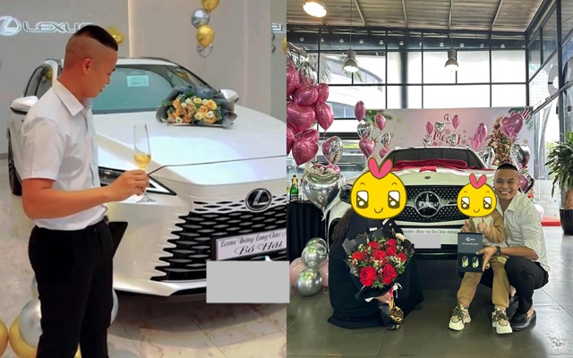 Hải Sen liên tục tậu xe sang.