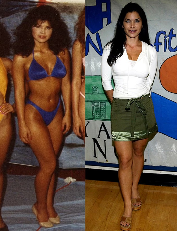 1750920891-sanchez-2-8495-6003-3766-width680height885 Lauren Sanchez khi đi thi tuyển làm tiếp viên hàng không (trái) và khi làm phóng viên (phải). Ảnh: DM