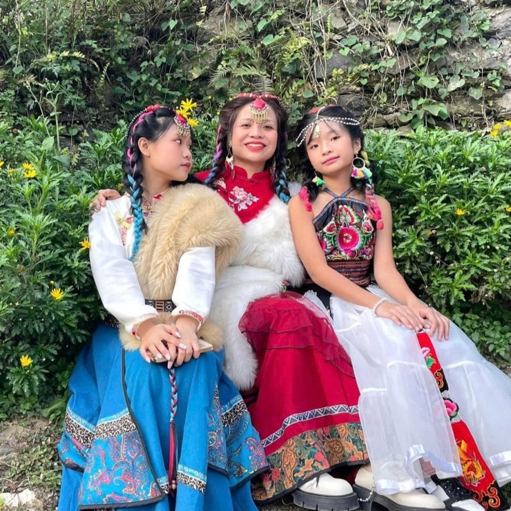 Gia đình hạnh phúc của chị Trang trước khi xảy ra biến cố