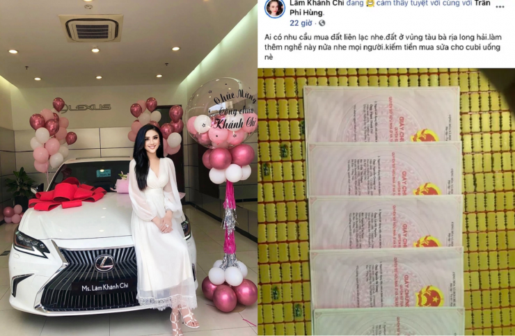 Lâm Khánh Chi mua xe 3 tỷ, rao bán cùng lúc 5 bất động sản mang tên mình.
